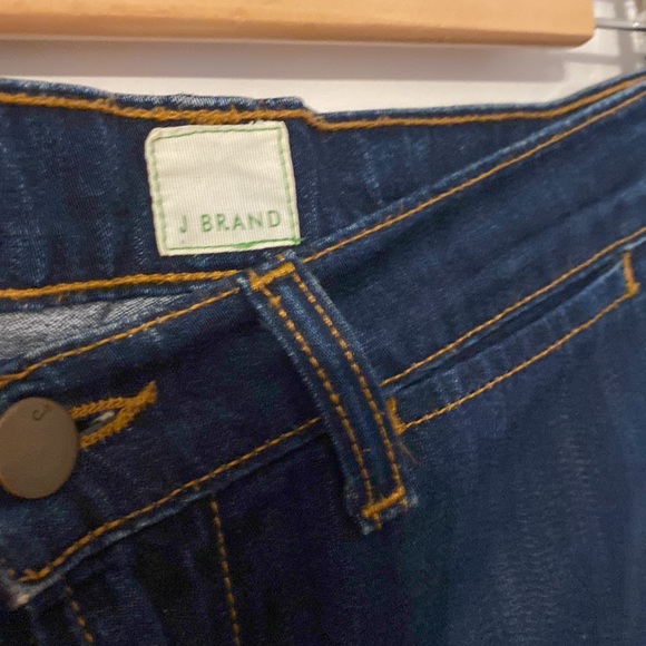 J Brand Dark Wash Trouser Jean Indigo - Picture 3 of 7